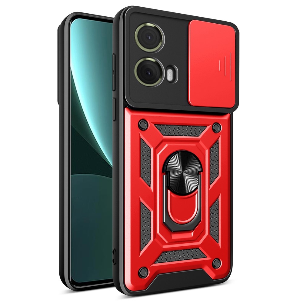Slide odolný kryt na Motorola Moto G85 5G - červený