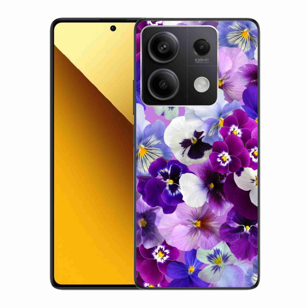 Gélový kryt mmCase na Xiaomi Redmi Note 13 5G - kvety 9