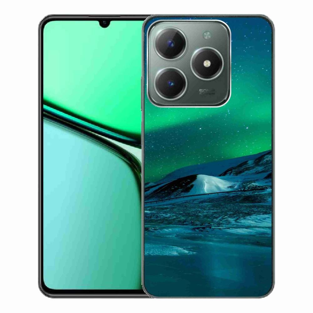 Gélový kryt mmCase na Realme C61 - polárna žiara