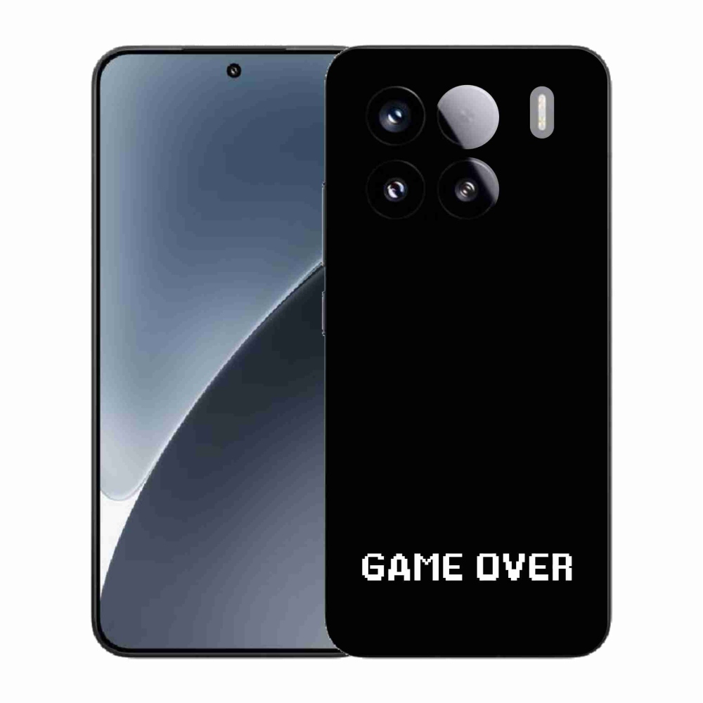 Gélový kryt mmCase na Xiaomi 15 - game over čierne pozadie