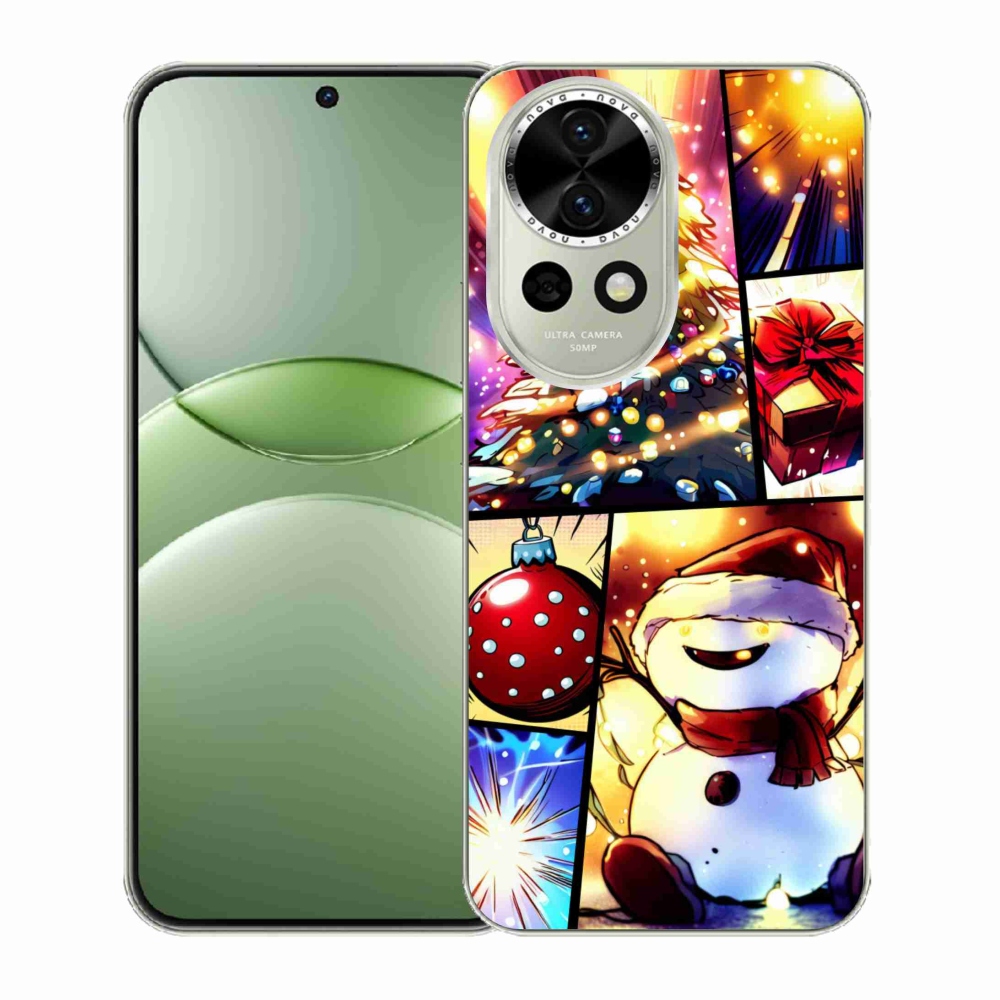 Gélový kryt mmCase na Huawei Nova 13 5G - vianočné motívy 1