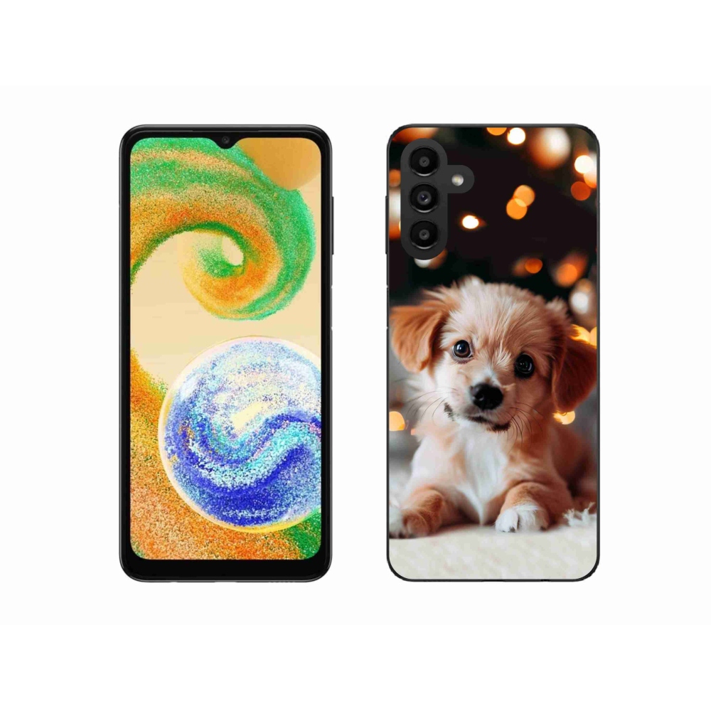 Gélový kryt mmCase na Samsung Galaxy A04s (164.7x76.7x9.1mm) - šteniatko