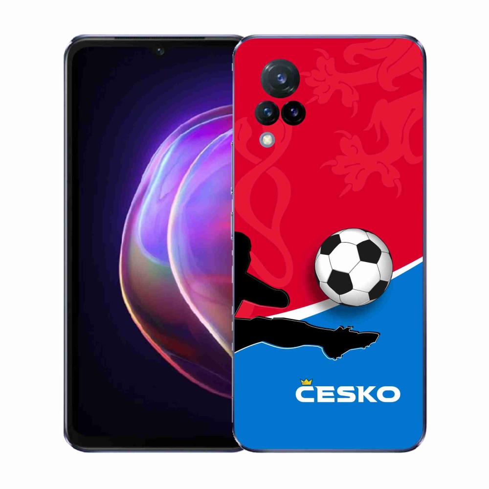 Gélový kryt mmCase na Vivo V21 4G/5G - futbal Česko 2