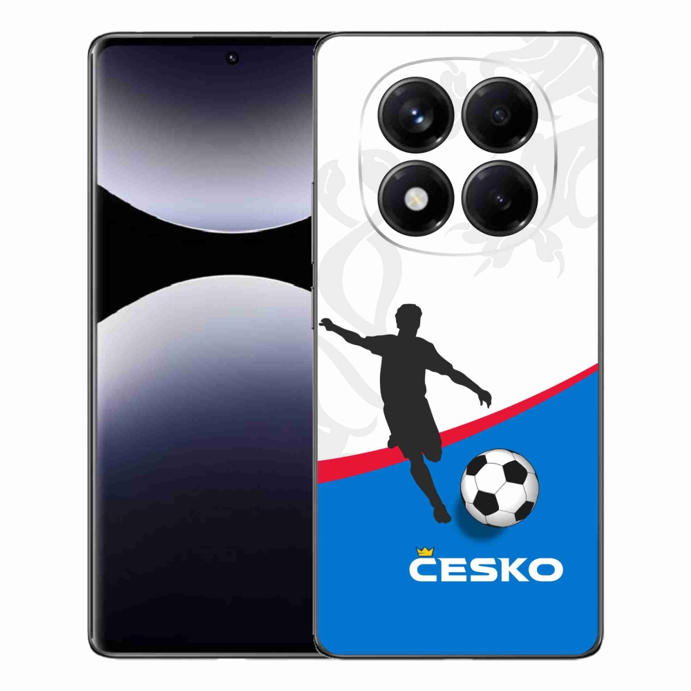 Gélový kryt mmCase na Xiaomi Redmi Note 14 Pro - futbal Česko 1