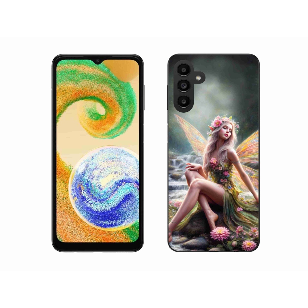 Gélový kryt mmCase na Samsung Galaxy A04s (164.7x76.7x9.1mm) - motýlia žena 1