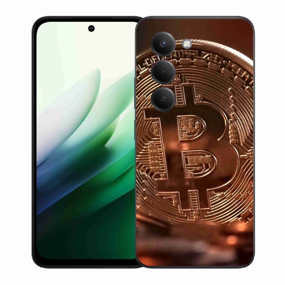 Gélový kryt mmCase na Xiaomi Redmi 15 5G (169mm) - bitcoin