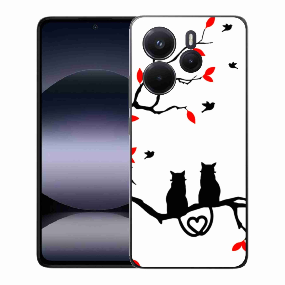 Gélový kryt mmCase na Xiaomi Redmi Note 14 - mačacia láska