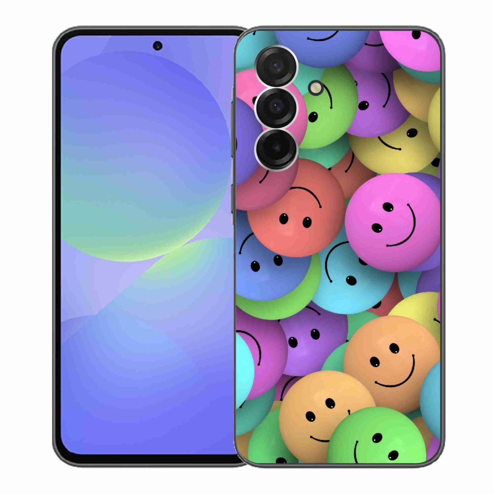 Gélový kryt mmCase na Samsung Galaxy A36 5G - farební smajlíci