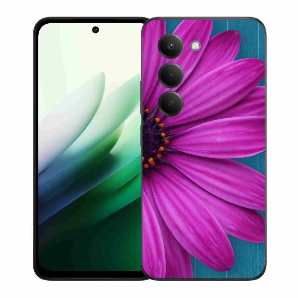 Gélový kryt mmCase na Xiaomi Redmi 15 5G (169mm) - fialová margaréta