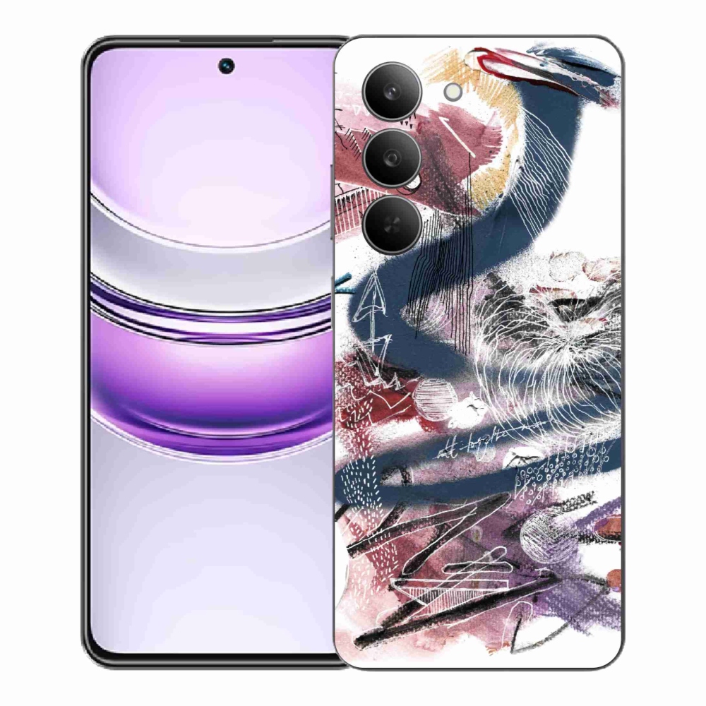 Gélový kryt mmCase na Realme 14x 5G - abstraktný motív 28