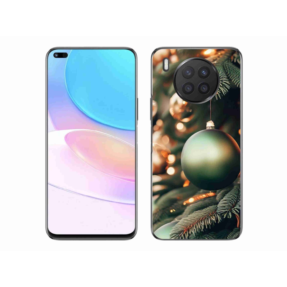 Gélový kryt mmCase na Huawei Nova 8i - vianočné ozdoby 1