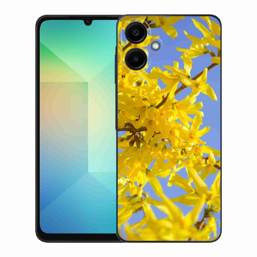 Gélový kryt mmCase na Samsung Galaxy A06 4G - žlté kvety