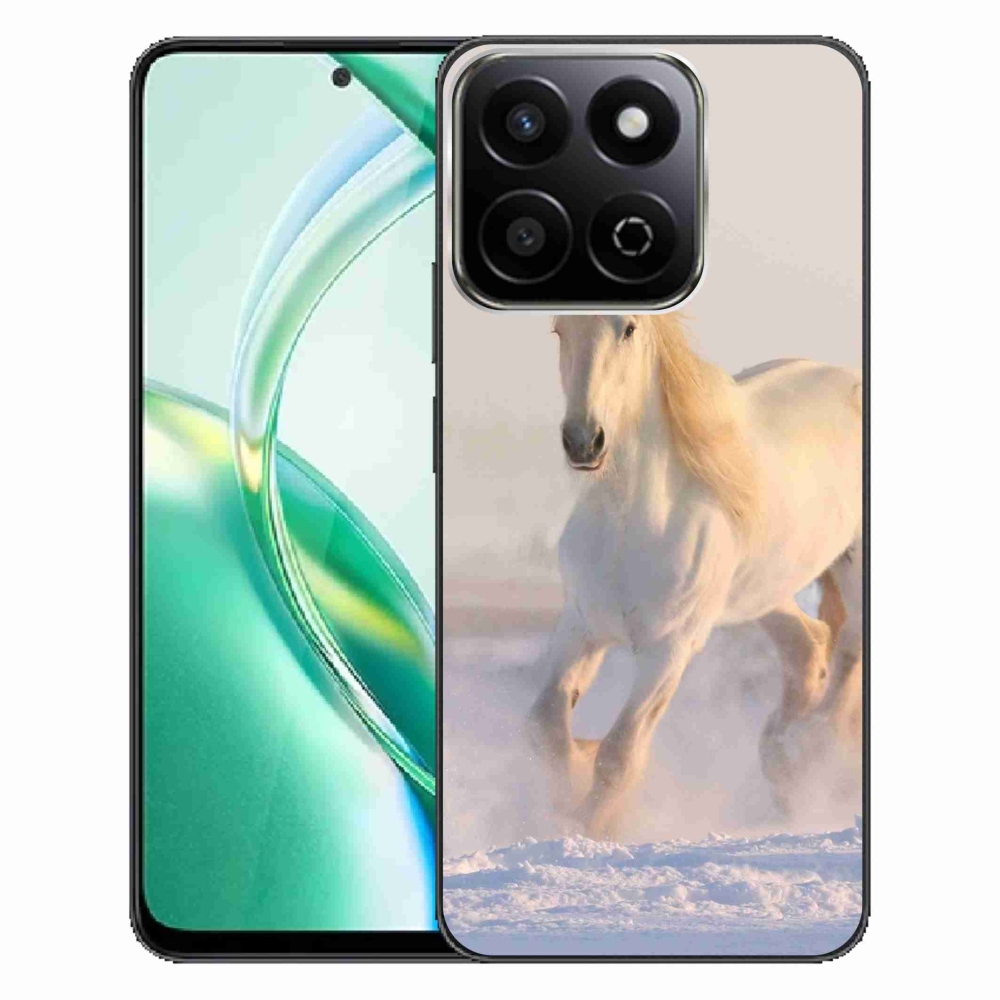 Gélový obal mmCase na Honor 200 Smart 5G - kôň v snehu