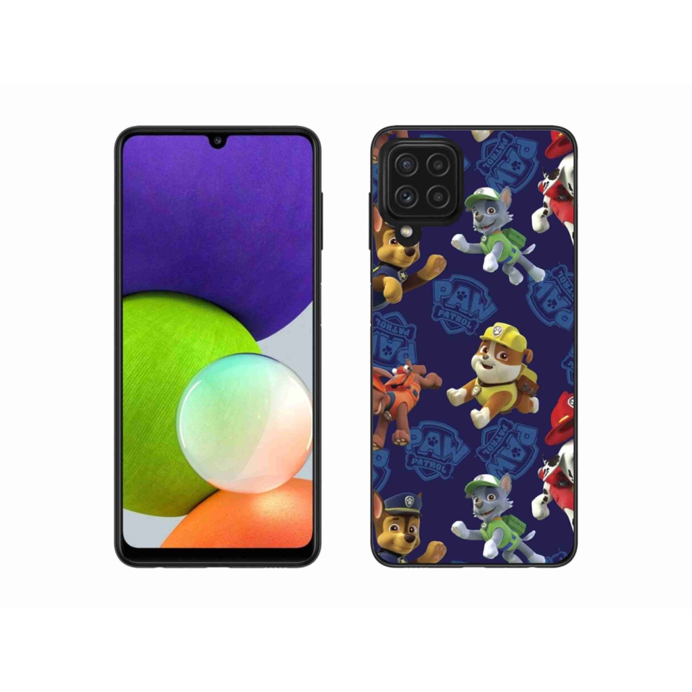 Gélový kryt mmCase na Samsung Galaxy A22 4G - labková patrola 1