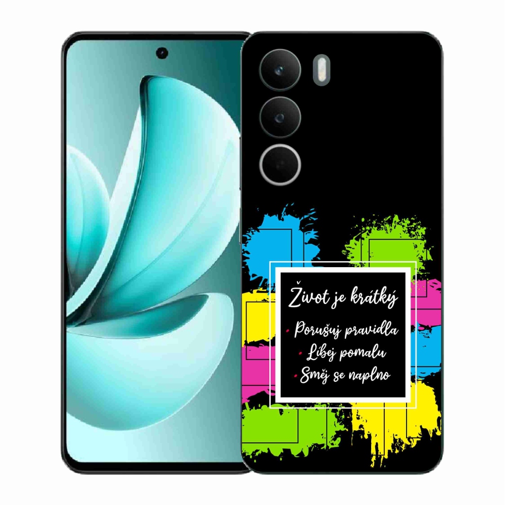 Gélový kryt mmCase na Realme C71 - citát 5 čierne pozadie