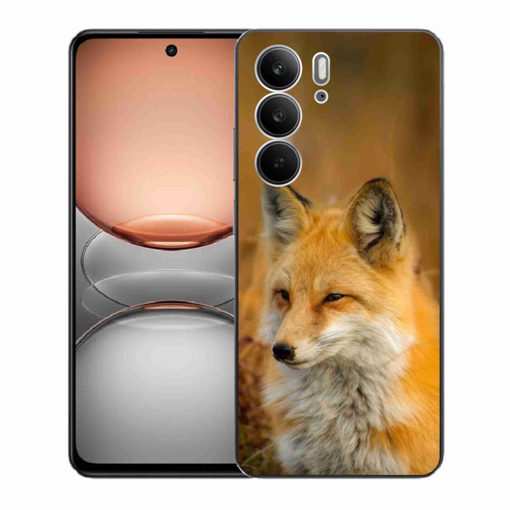 Gélový kryt mmCase na Realme C75 - líška