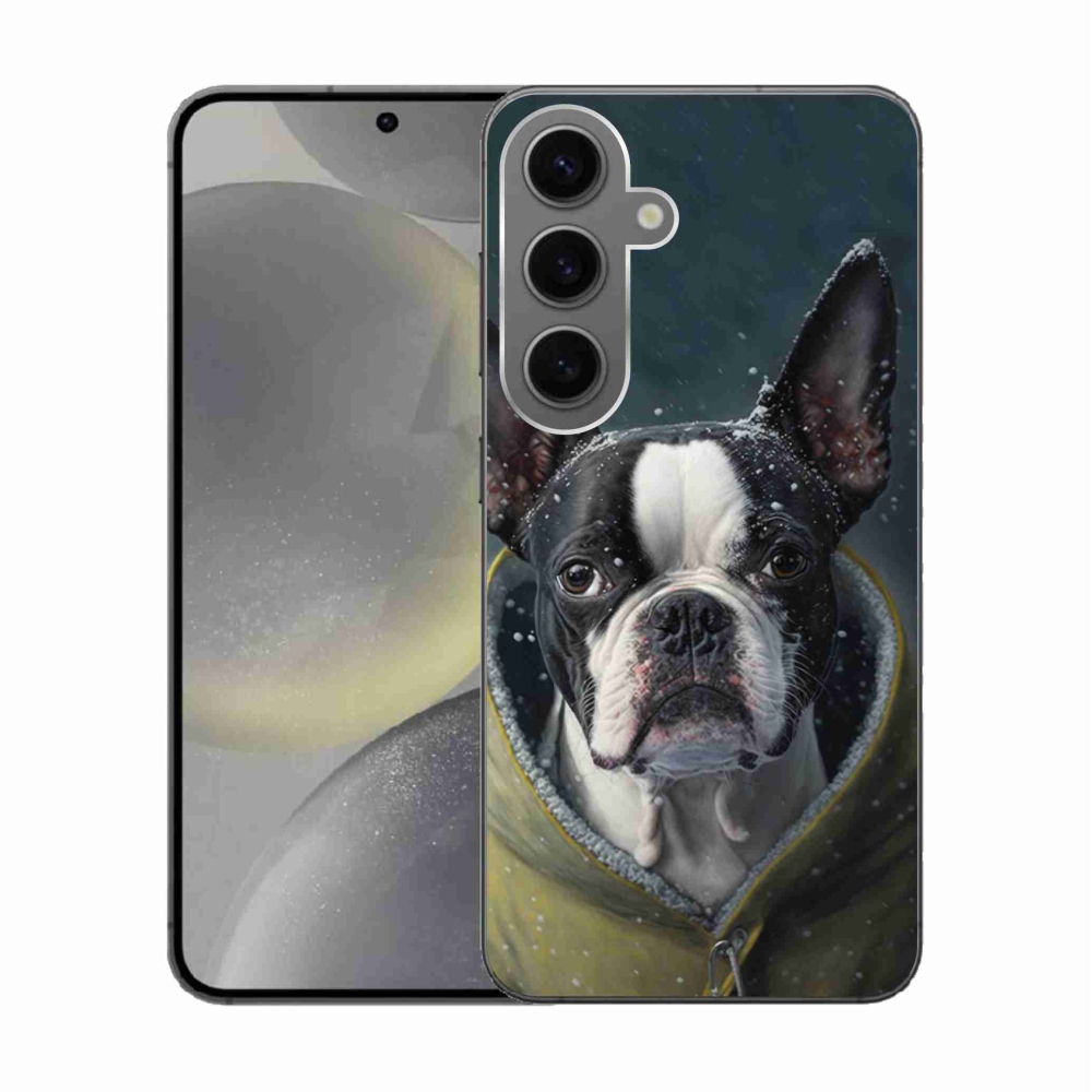 Gélový kryt mmCase na Samsung Galaxy S24 - buldoček