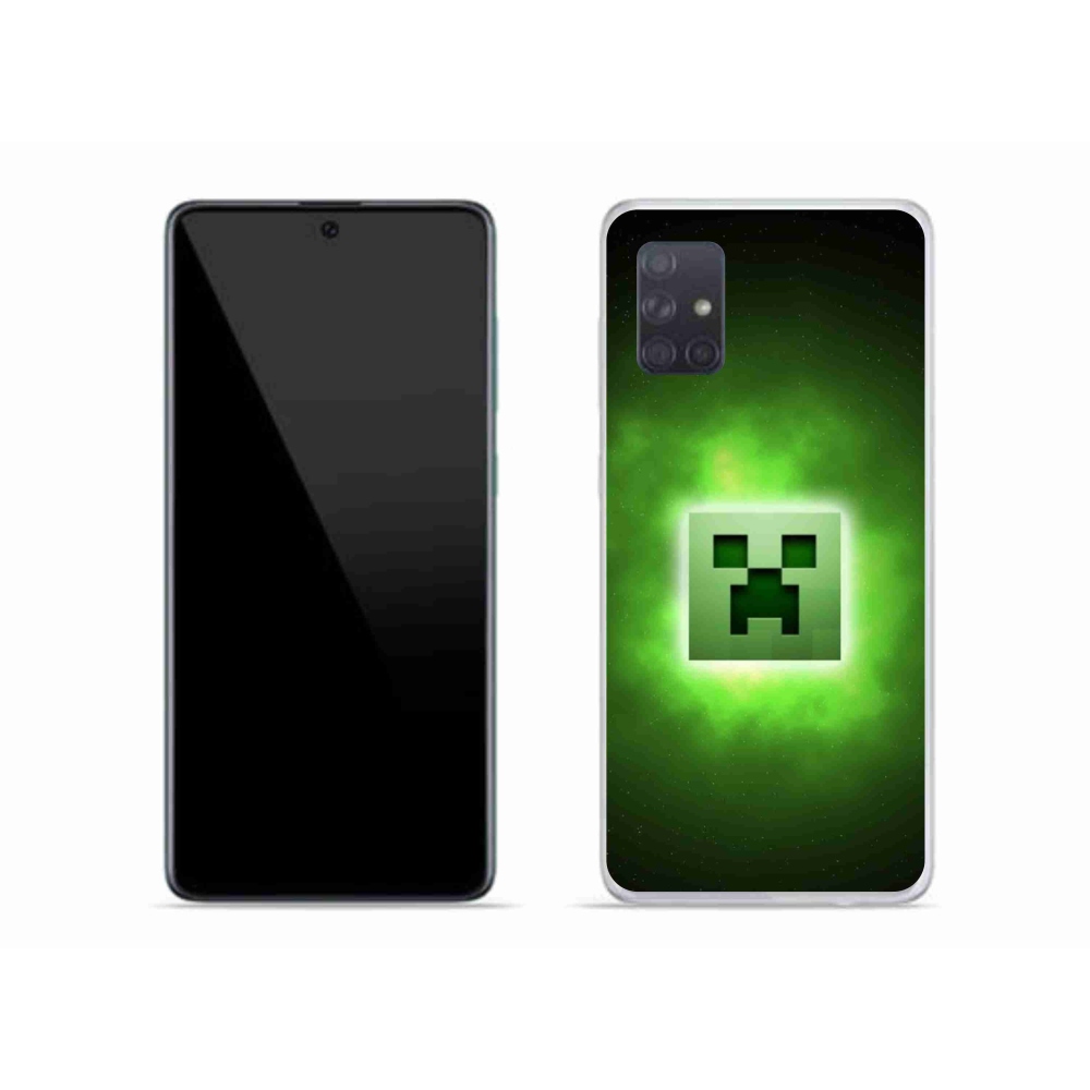 Gélový kryt mmCase na Samsung Galaxy A71 - minecraft