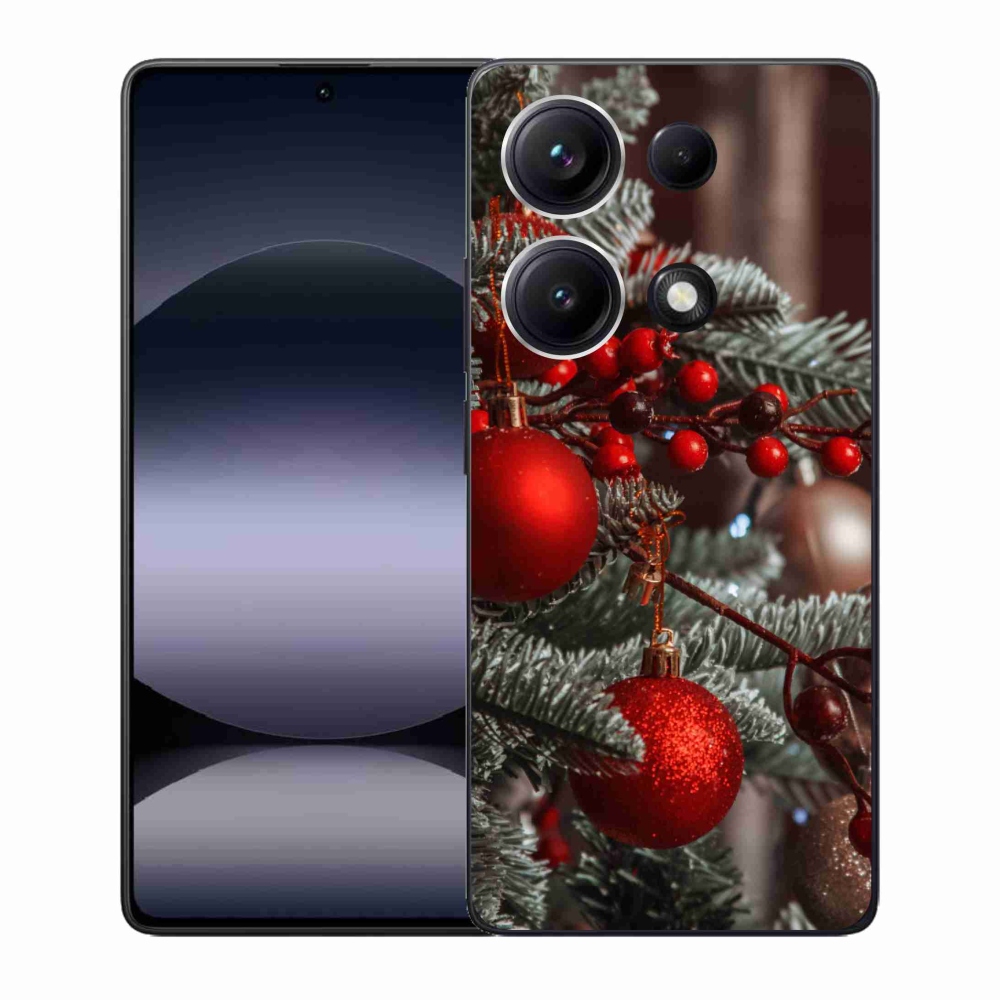 Gélový kryt mmCase na Xiaomi Redmi Note 14S - vianočné ozdoby 2