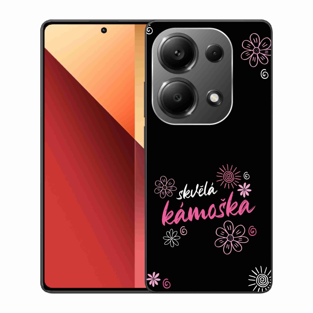 Gélový kryt mmCase na Xiaomi Redmi Note 13 Pro 4G/Poco M6 Pro - skvelá kamoška čierne pozadie