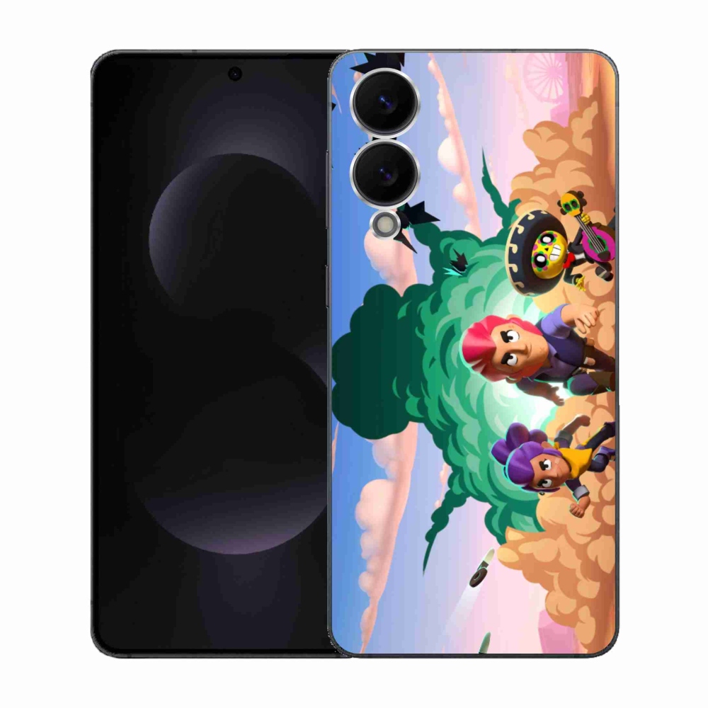 Gélový kryt mmCase na Samsung Galaxy S25 Edge - brawl stars