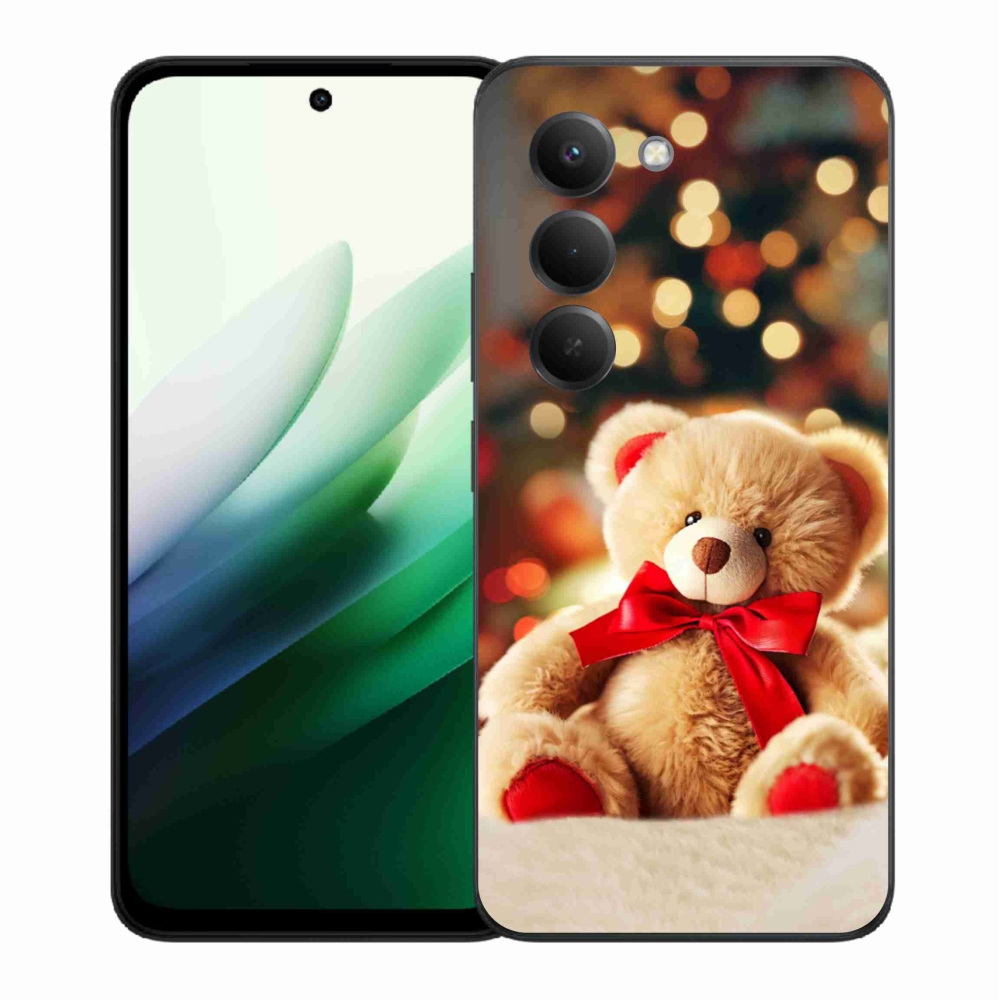 Gélový kryt mmCase na Xiaomi Redmi 15 5G (169mm) - plyšový medvedík