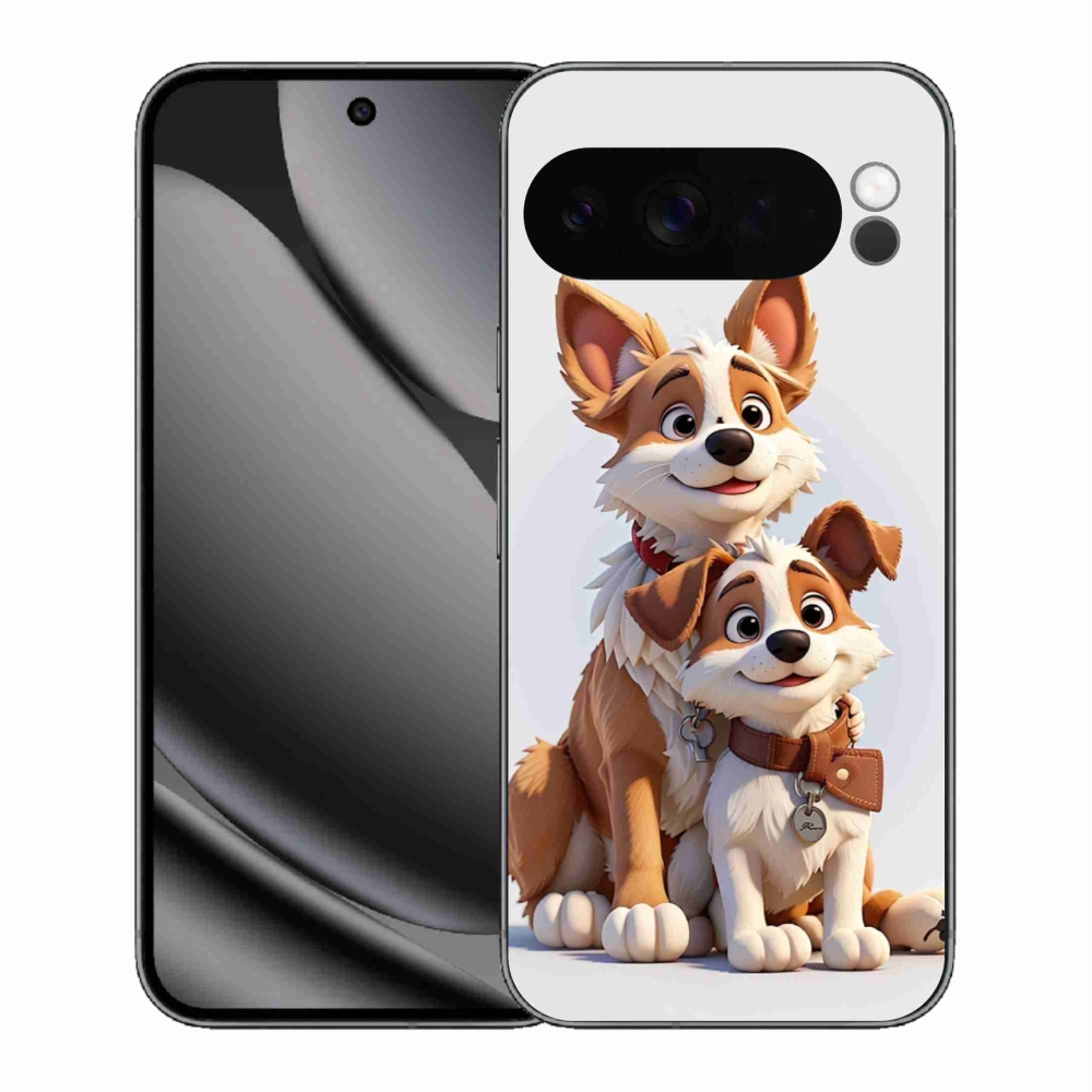 Gélový kryt mmCase na Google Pixel 10 Pro XL - kreslenie psy