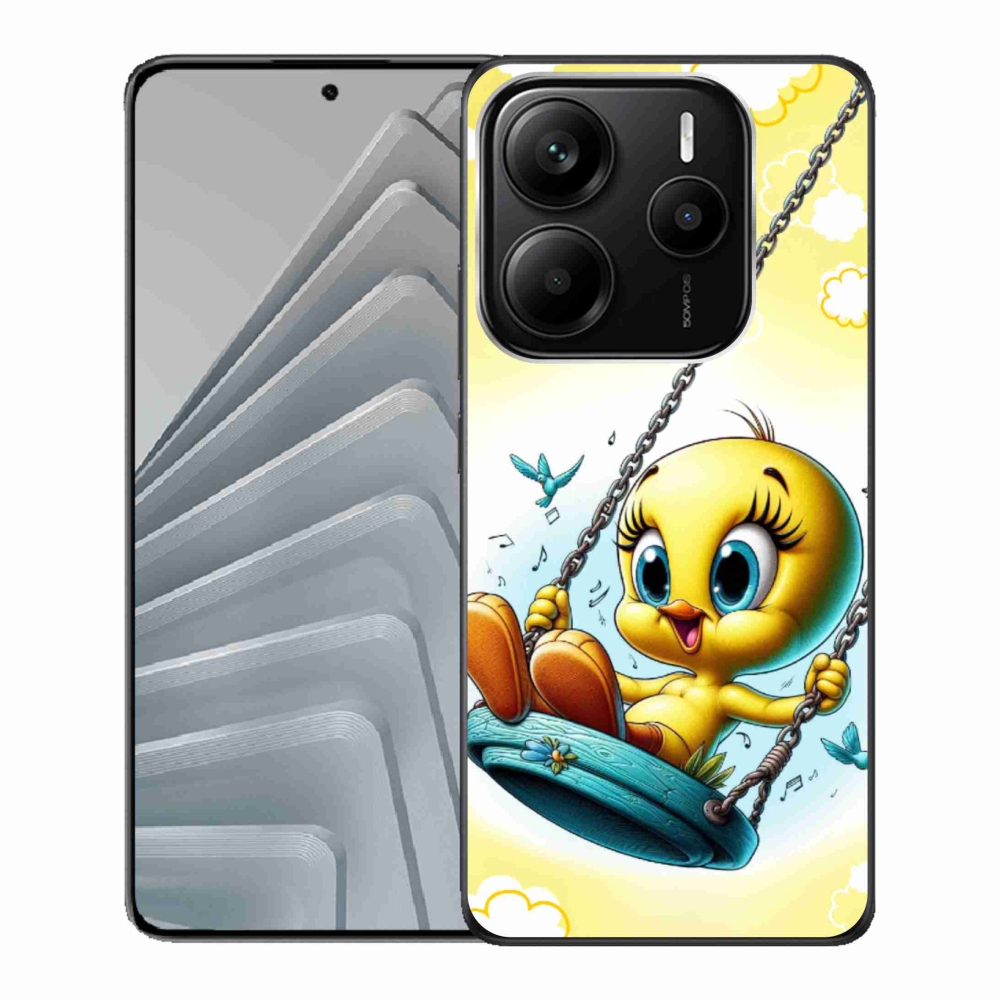 Gélový kryt mmCase na Xiaomi Redmi Note 14 5G - tweety