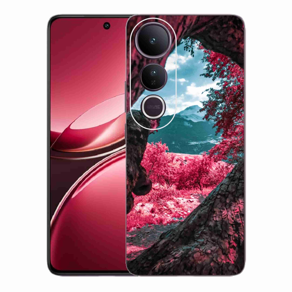 Gélový kryt mmCase na Vivo V50 Lite 4G/5G - výhľad na hory