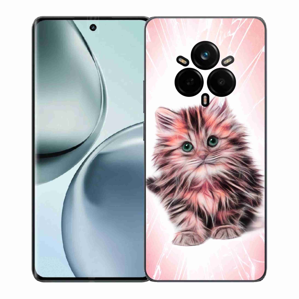 Gélový kryt mmCase na Realme 14 Pro+ 5G - roztomilé mačiatko