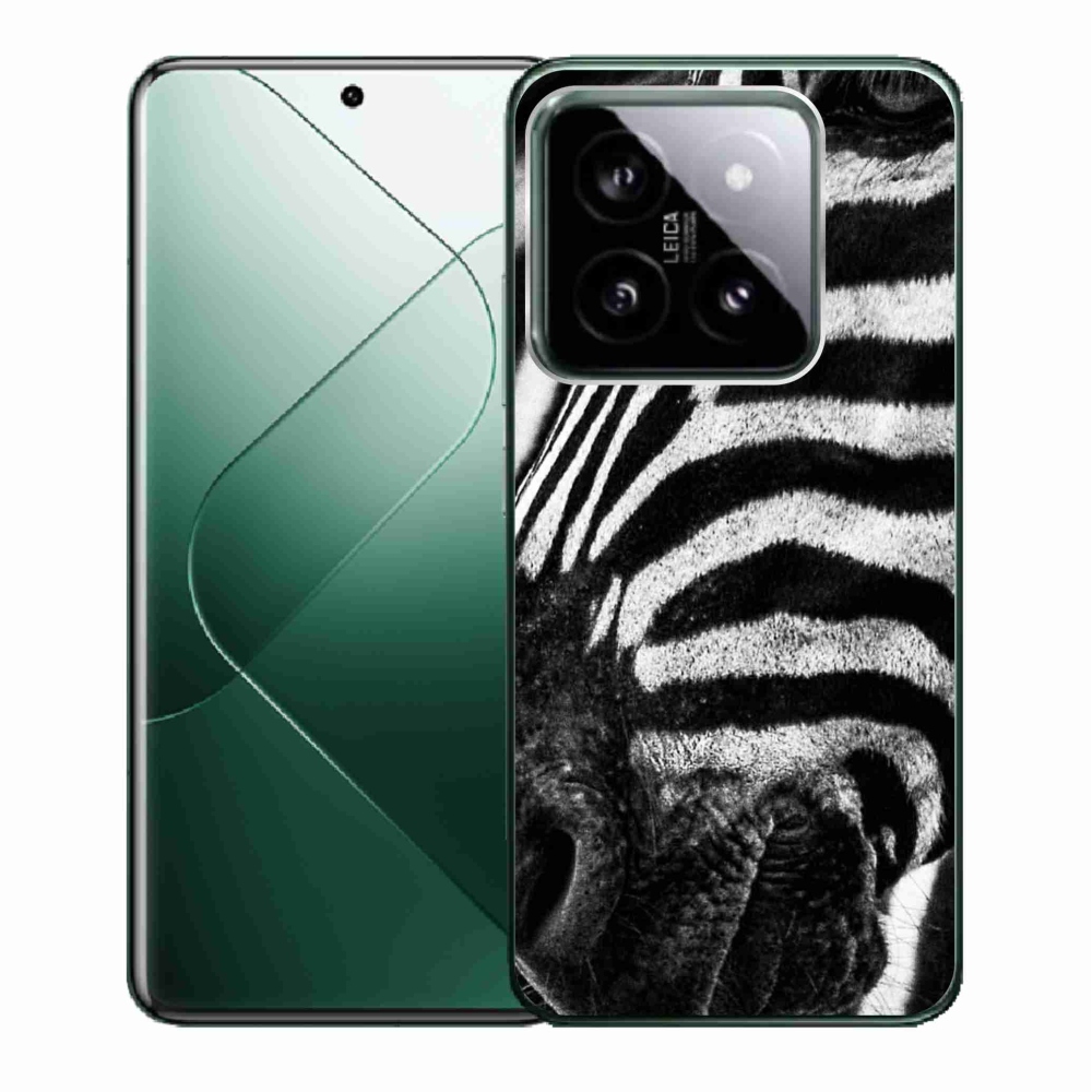 Gélový kryt mmCase na Xiaomi 14 - zebra