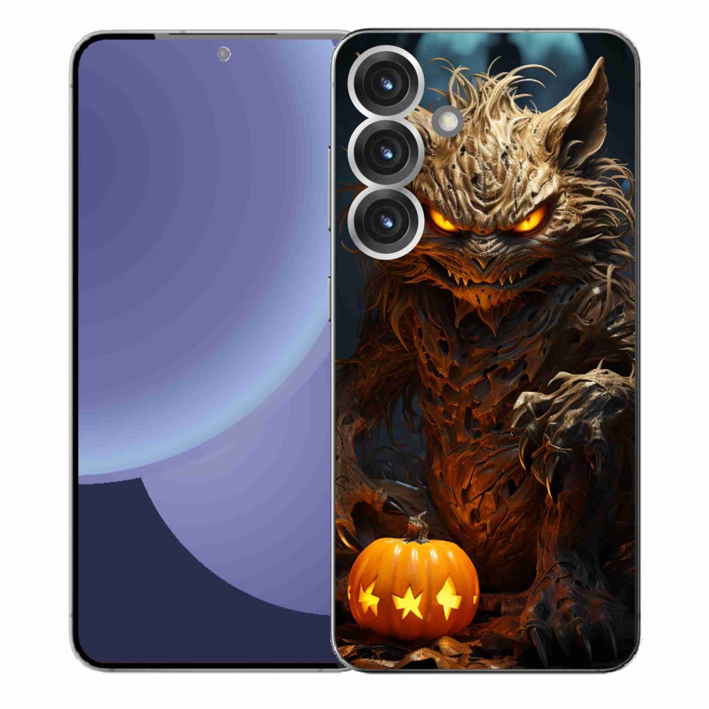 Gélový kryt mmCase na Samsung Galaxy S25+ - halloweenska príšera