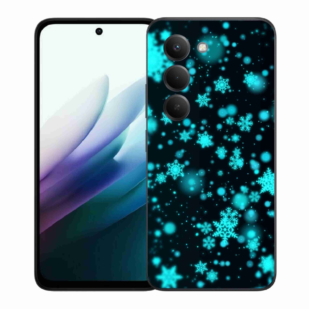 Gélový kryt mmCase na Xiaomi Redmi 15 4G/5G (171mm) - snehové vločky 1