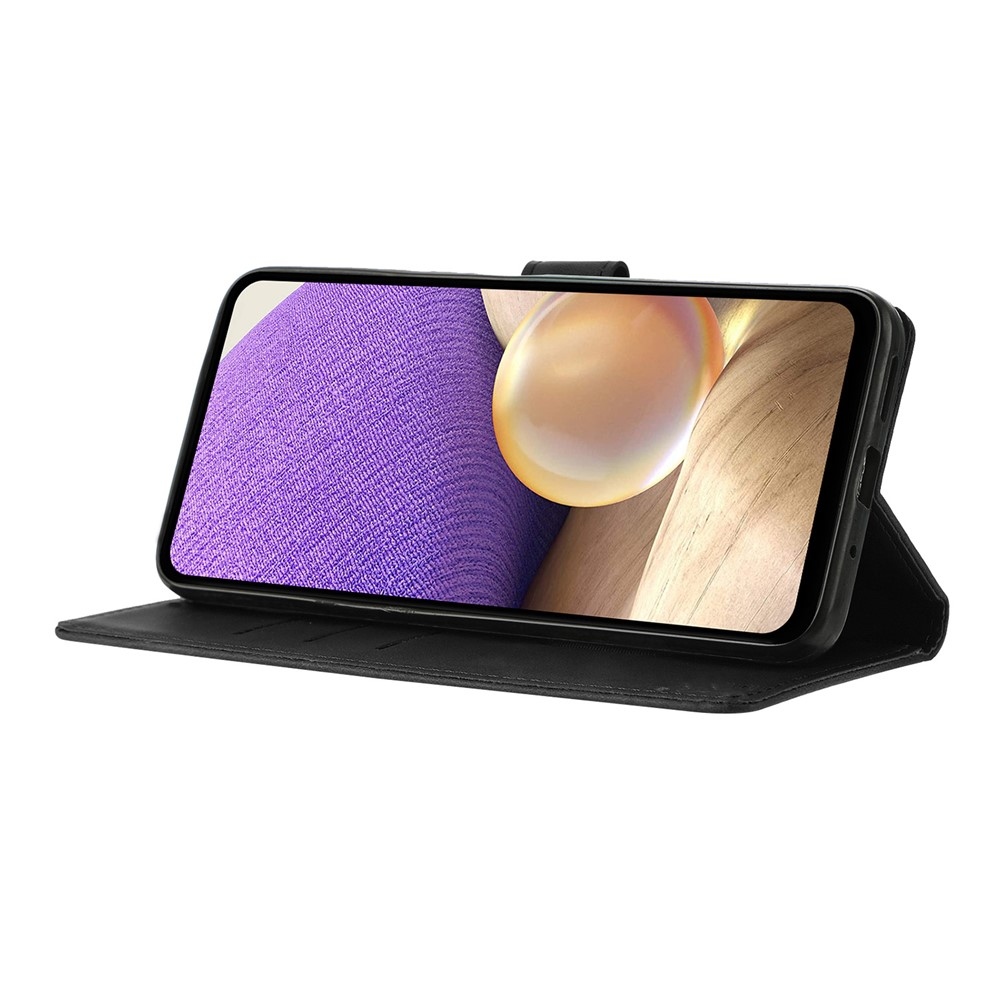 Triangly knižkové púzdro na Xiaomi 15T Pro - čierne