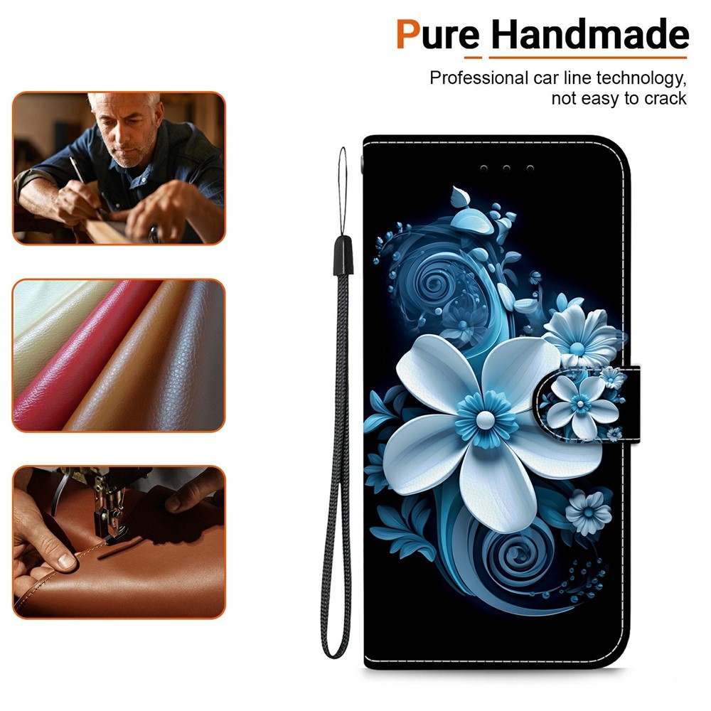 Versatile knižkové púzdro na Xiaomi Redmi 15 4G (171mm) - orchidea