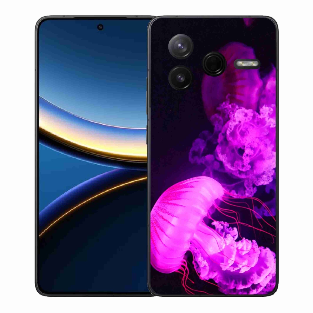 Gélový kryt mmCase na Xiaomi Poco F7 Pro - medúza 1