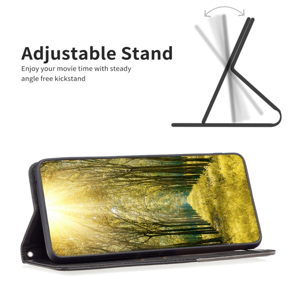 Triangle knižkové púzdro na Xiaomi Redmi Note 14 Pro - čierne