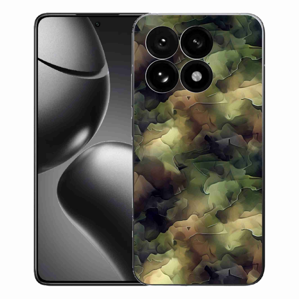 Gélový kryt mmCase na Xiaomi 15T - maskáčový vzor 10