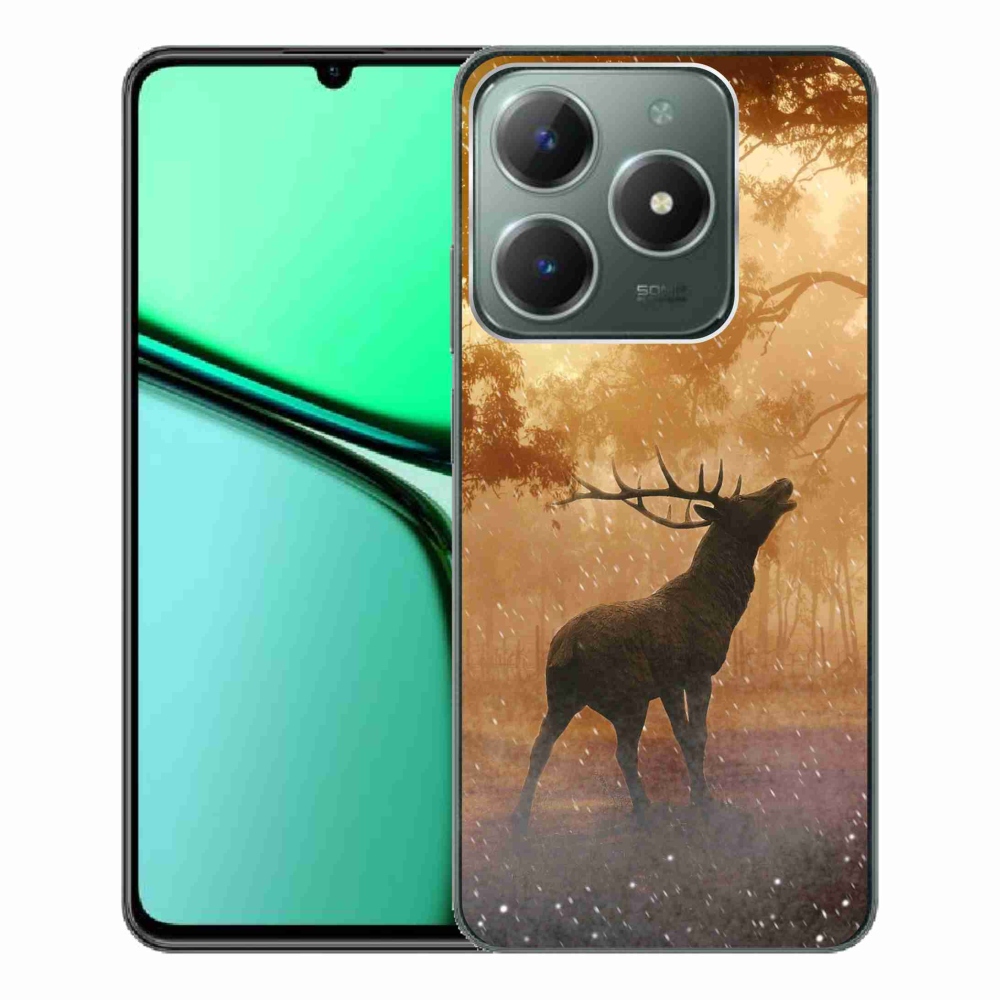 Gélový kryt mmCase na Realme C61 - jeleň v ruji
