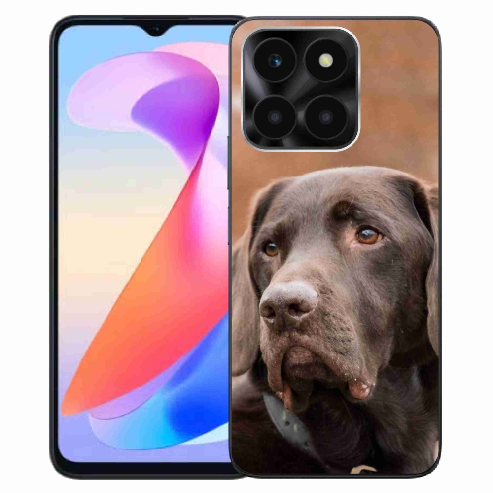 Gélový obal mmCase na Honor X6a - hnedý labrador