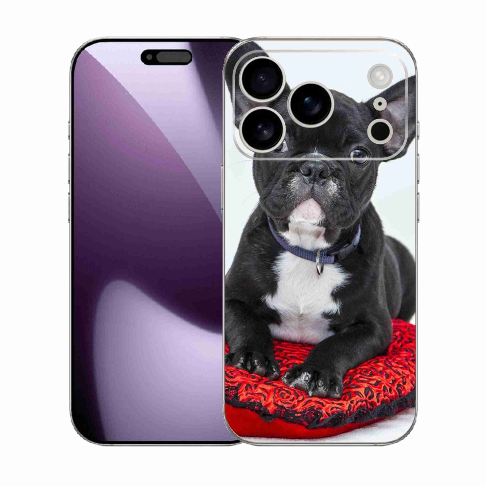 Gélový kryt mmCase na iPhone 17 Pro - buldog