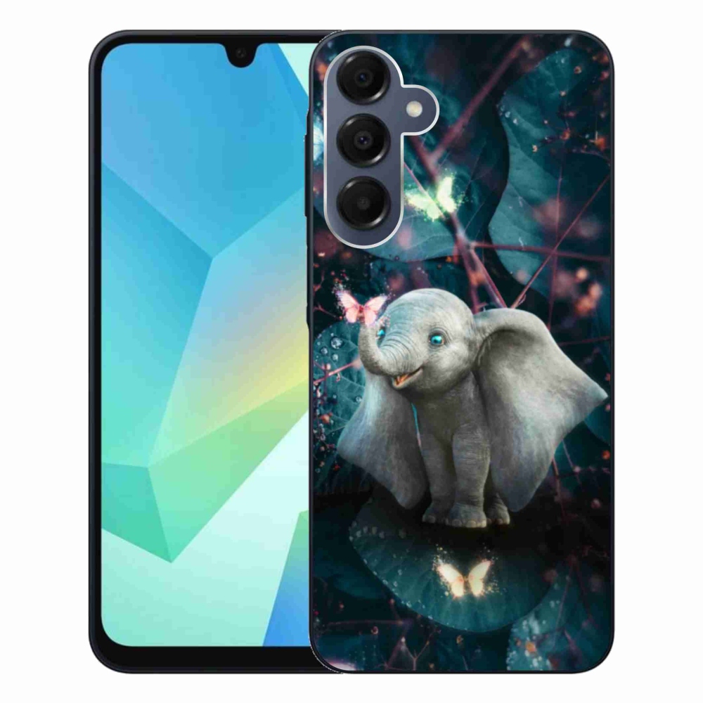 Gélový kryt mmCase na Samsung Galaxy A16 4G/5G - roztomilý slon