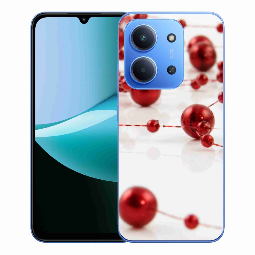 Gélový kryt mmCase na Xiaomi Redmi 15C 4G/5G (173mm) - vianočná reťaz