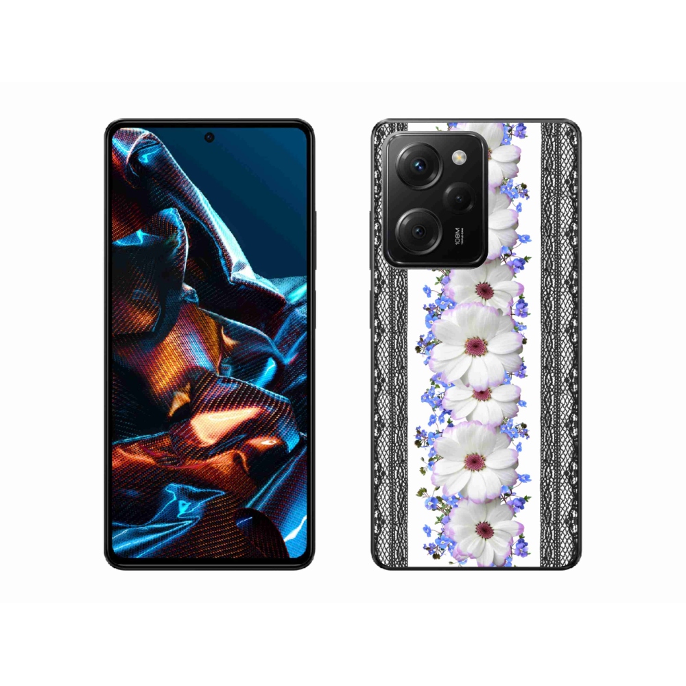 Gélový kryt mmCase na Xiaomi Poco X5 Pro 5G - kvety 8