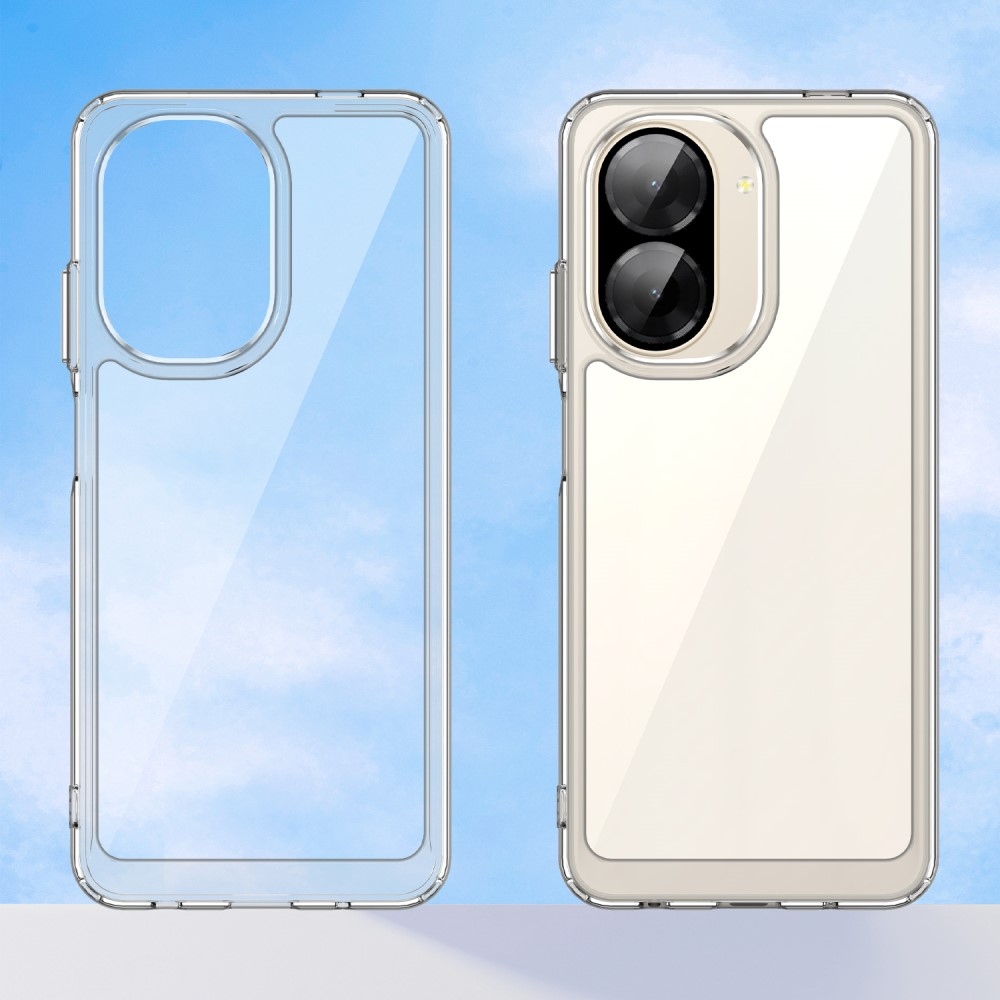 Gélový obal s pevným chrbtom na Xiaomi Redmi A5 (173.45x79.35x8.45mm) - priehľadný