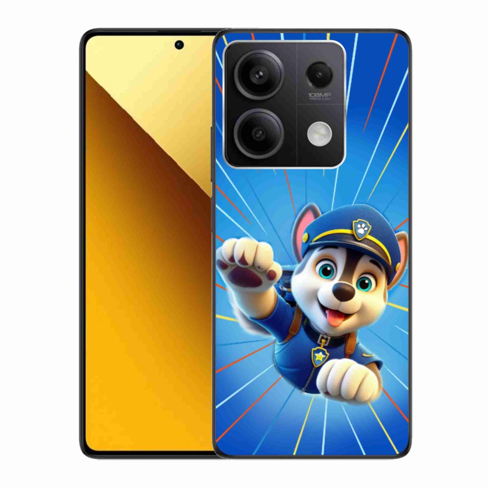 Gélový kryt mmCase na Xiaomi Redmi Note 13 5G - labková patrola 2