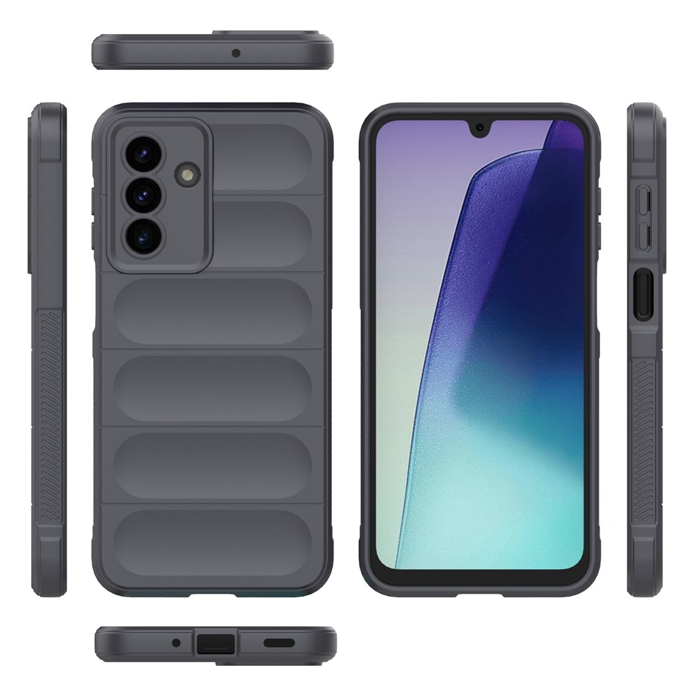 Rugg odolný gélový obal na Samsung Galaxy A17 5G - tmavosivý