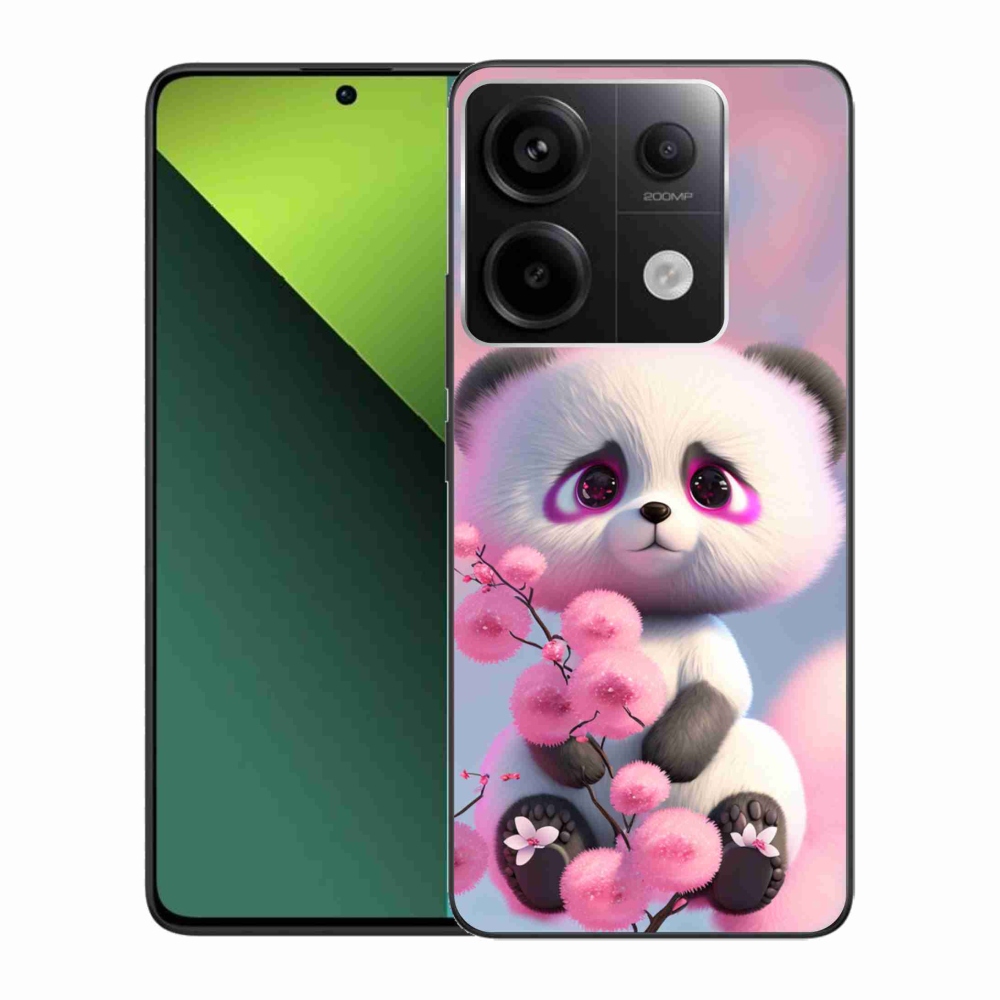 Gélový kryt mmCase na Xiaomi Redmi Note 13 Pro 5G/Poco X6 5G - roztomilá panda 1