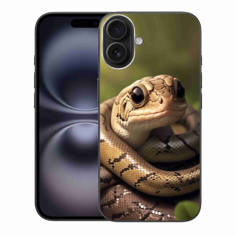 Gélový kryt mmCase na iPhone 16 Plus - had 1