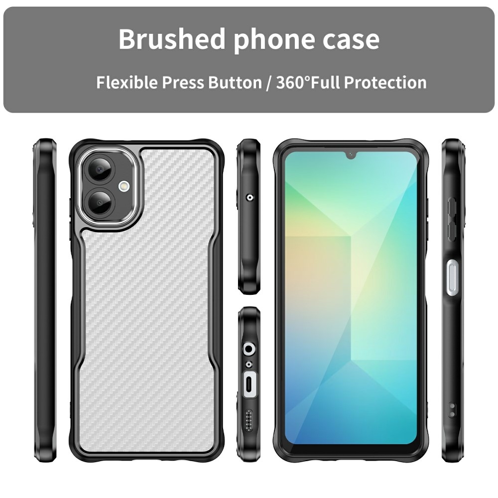 Textures odolný kryt na Samsung Galaxy A06 4G - čierny